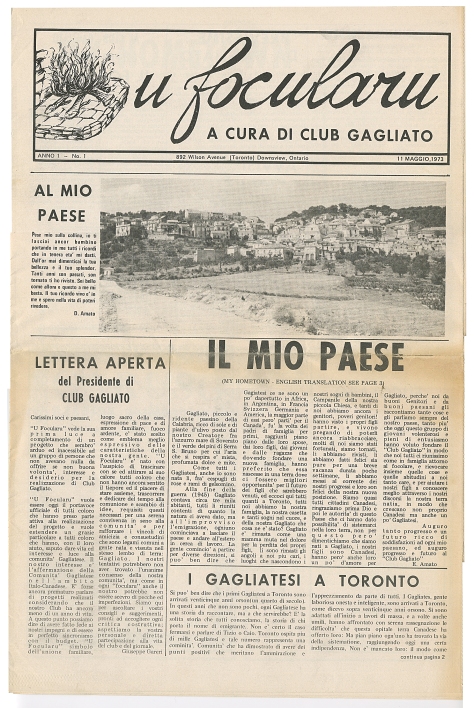 The first issue
